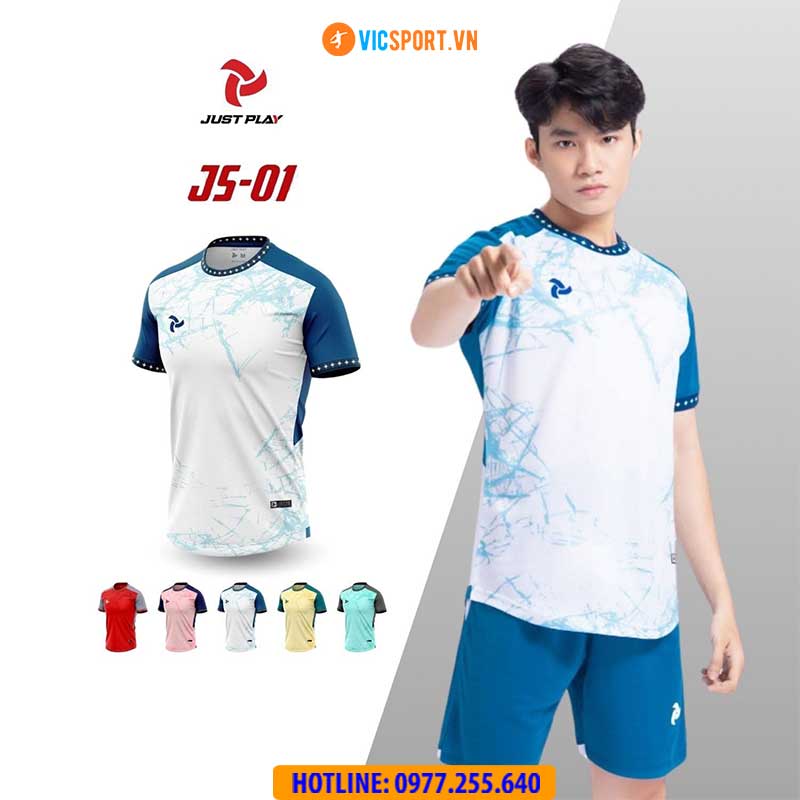 Áo đá banh không logo Justplay JS-01 - Hình ảnh 27