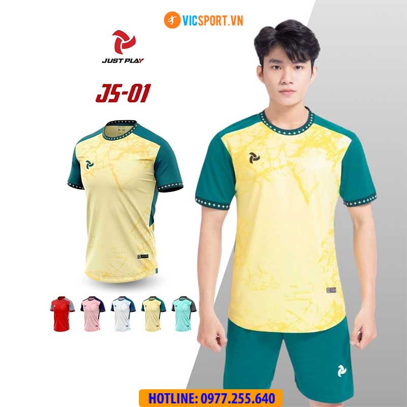 Áo đá banh không logo Justplay JS-01 - Hình ảnh 28