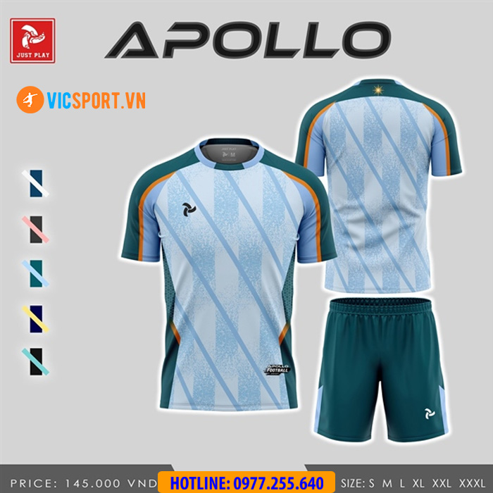 Áo đá banh không logo Justplay Apollo - Hình ảnh 7