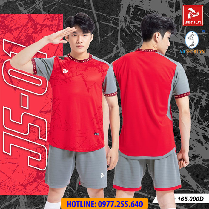 Áo đá banh không logo Justplay JS-01 - Hình ảnh 7