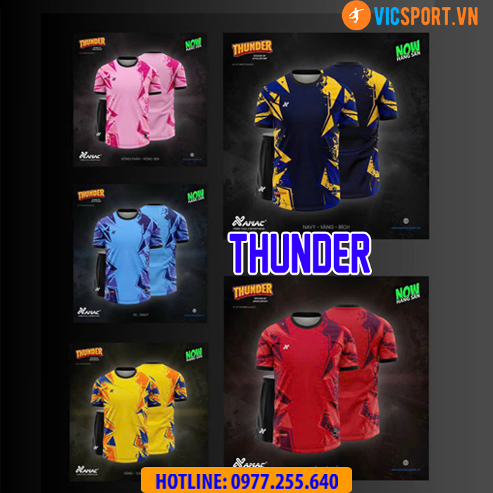 Áo đá banh không logo Amac Thunder - Hình ảnh 9