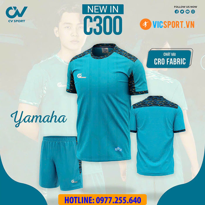 Áo bóng đá không logo CV C300 - Hình ảnh 3