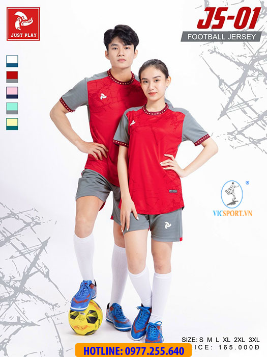 Áo đá banh không logo Justplay JS-01 - Hình ảnh 17