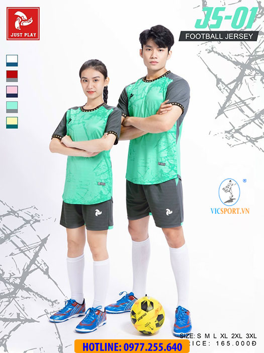 Áo đá banh không logo Justplay JS-01 - Hình ảnh 13