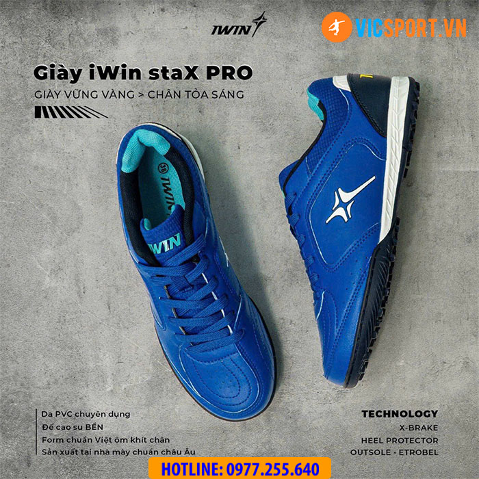 Giày đá banh iWin StaX Pro - Nam Nhóc - Hình ảnh 9