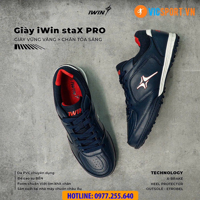 Giày đá banh iWin StaX Pro - Nam Nhóc - Hình ảnh 11