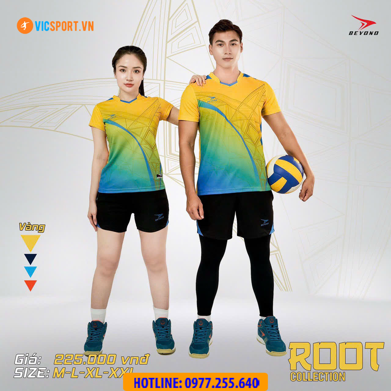 Quần áo bóng chuyền Nam Beyono Root - Hình ảnh 9