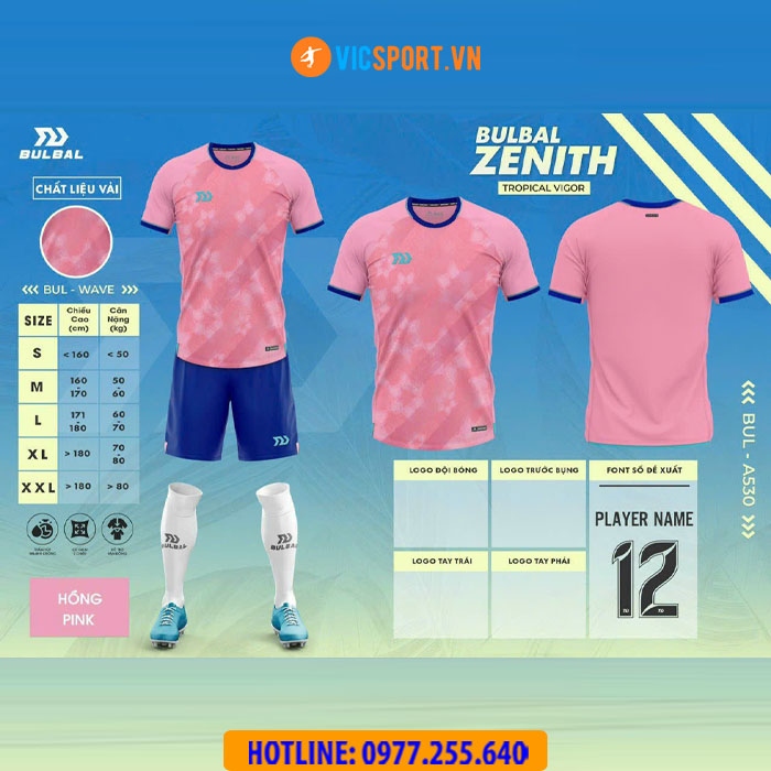 Áo đá banh không logo Bulbal Zenith - Hình ảnh 12