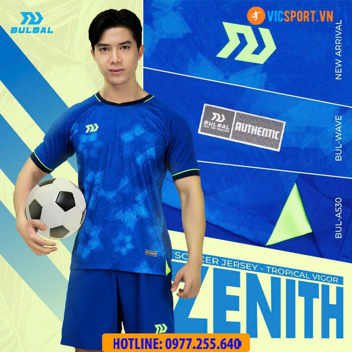 Áo đá banh không logo Bulbal Zenith - Hình ảnh 2