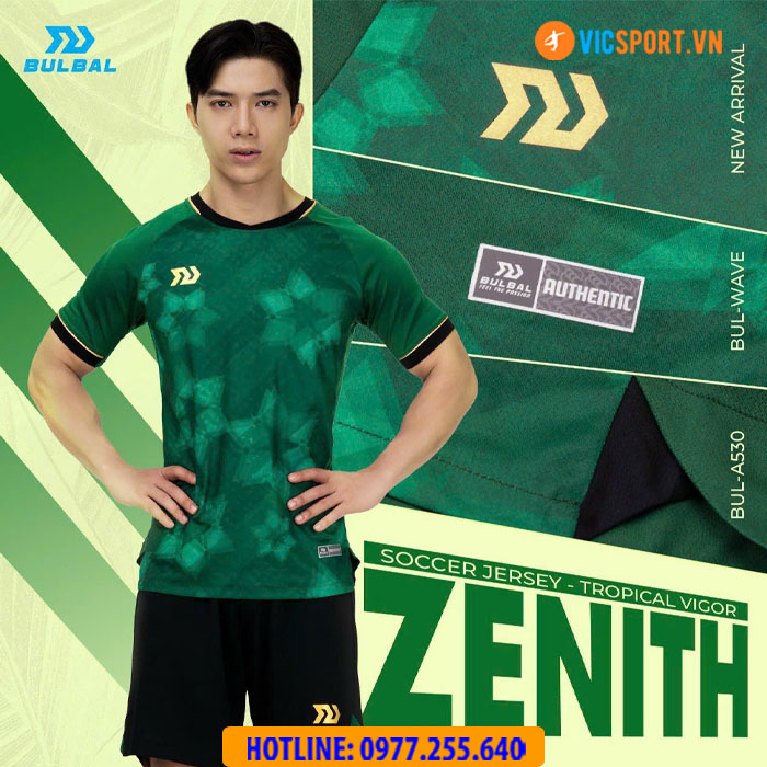 Áo đá banh không logo Bulbal Zenith - Hình ảnh 4