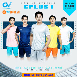 Áo đá banh không logo CV Cplus 01
