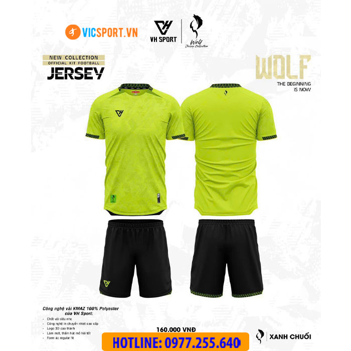 Áo đá banh không logo VH Wolf - Hình ảnh 19