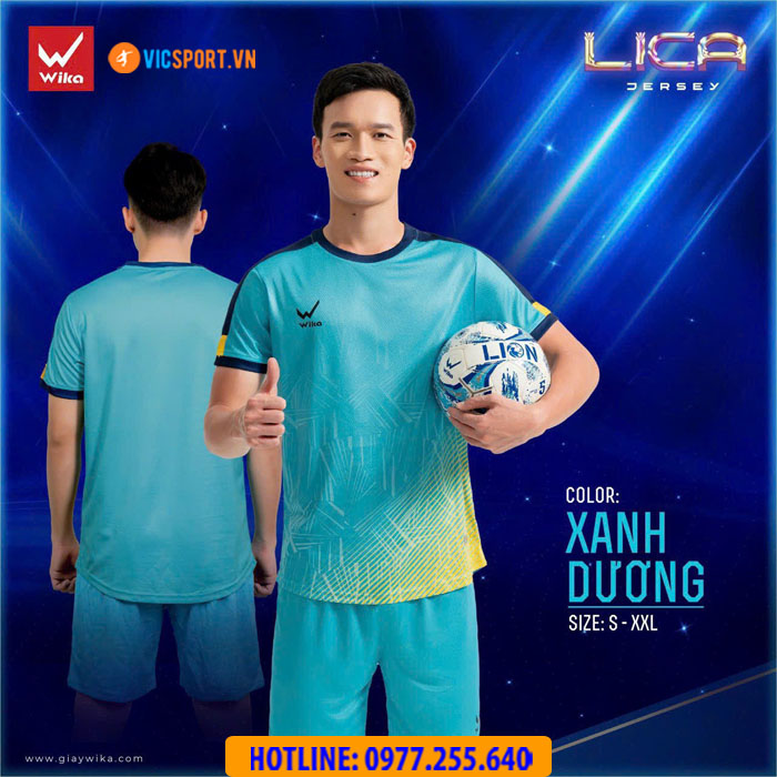 Áo bóng đá không logo Wika Lica - Hình ảnh 5