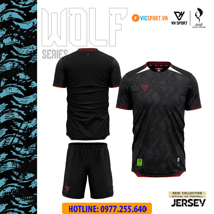 Áo đá banh không logo VH Wolf - Hình ảnh 34