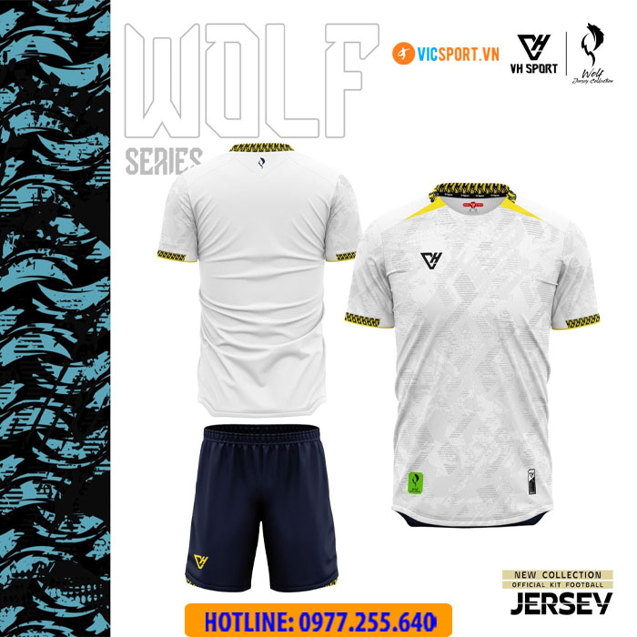 Áo đá banh không logo VH Wolf - Hình ảnh 32