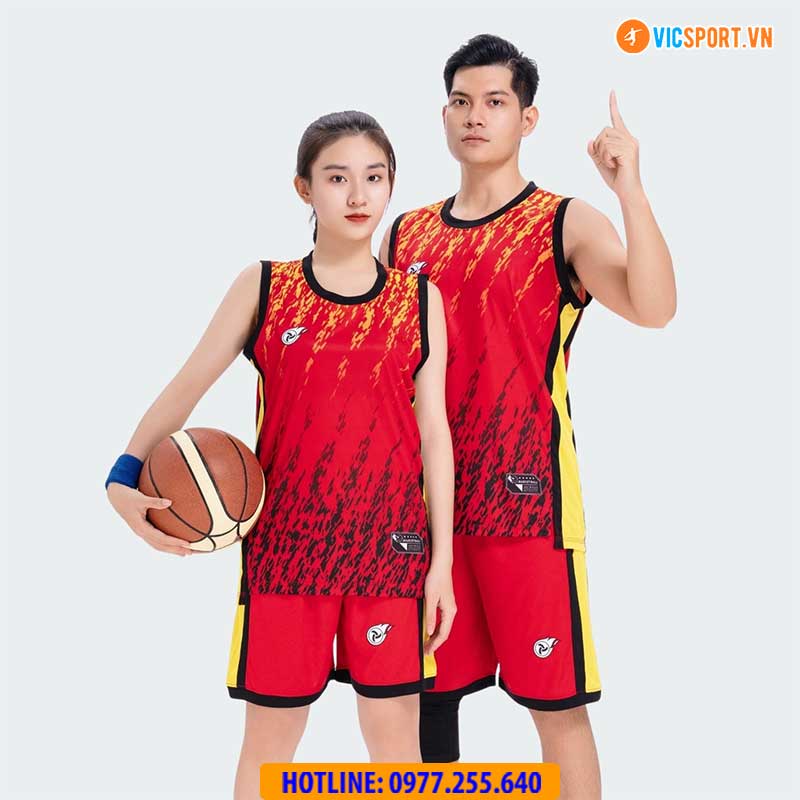 Quần áo bóng rổ Justplay RockFire - Hình ảnh 36