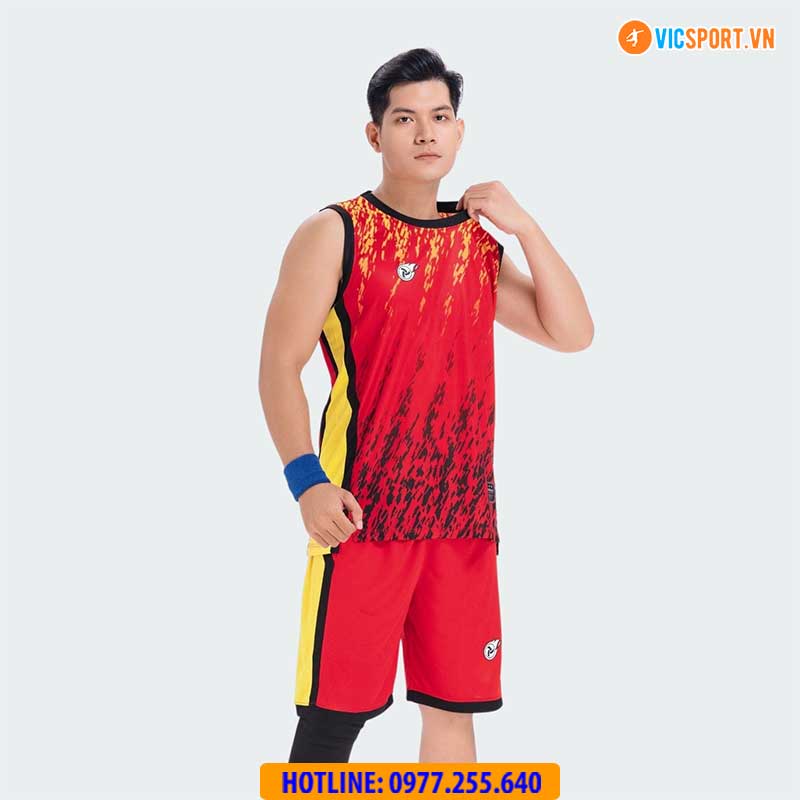 Quần áo bóng rổ Justplay RockFire - Hình ảnh 41