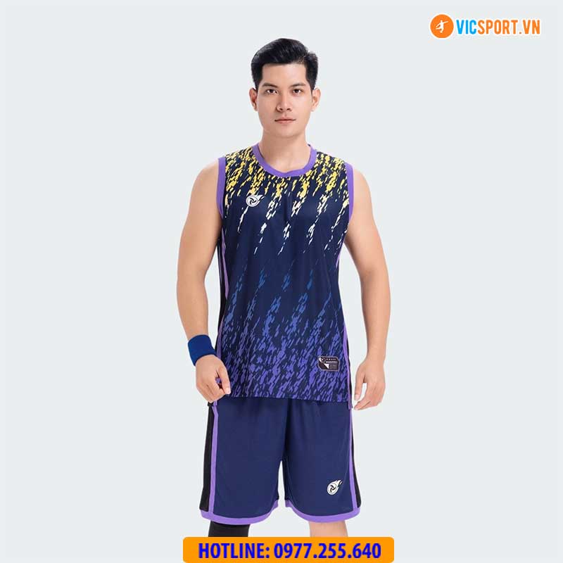 Quần áo bóng rổ Justplay RockFire - Hình ảnh 60