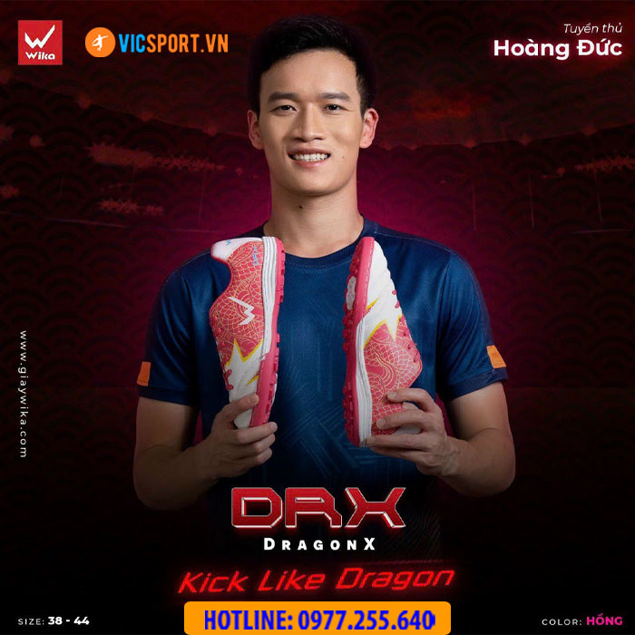 Giày đá banh Wika DragonX Hoàng Đức - Hình ảnh 31