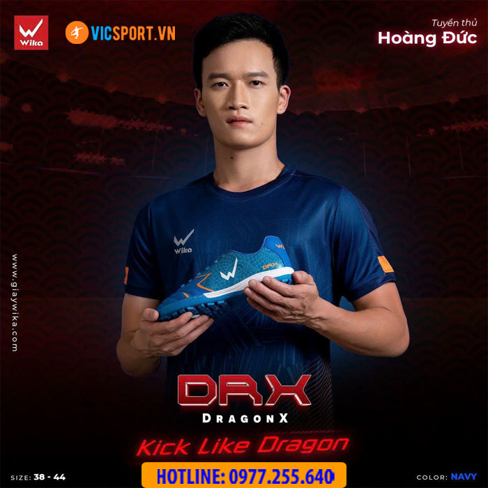 Giày đá banh Wika DragonX Hoàng Đức - Hình ảnh 28