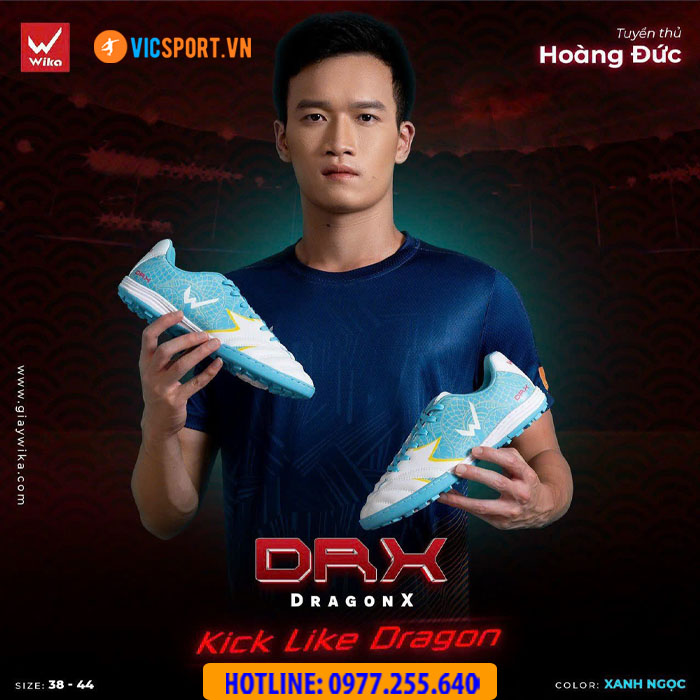 Giày đá banh Wika DragonX Hoàng Đức - Hình ảnh 27