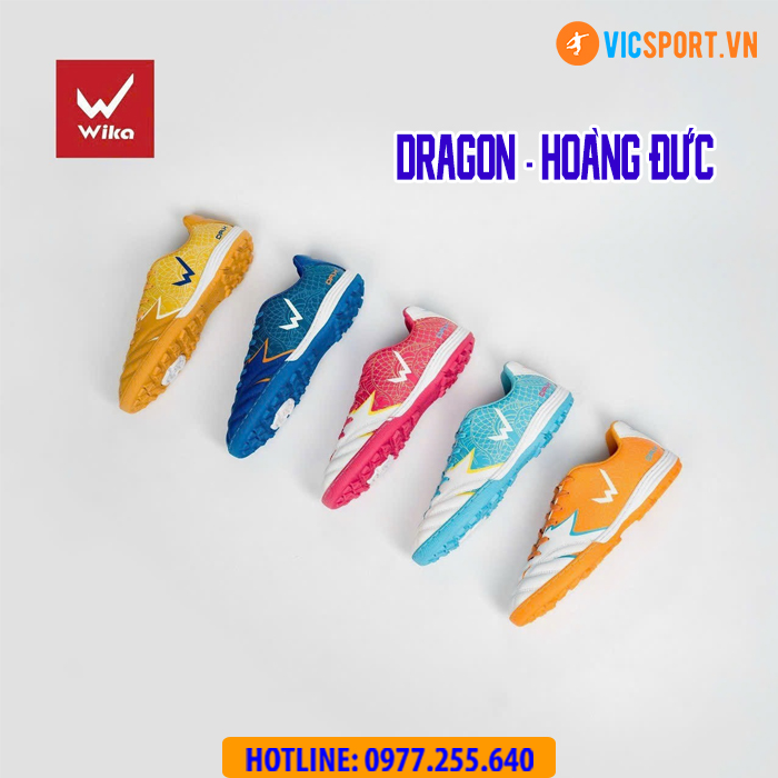 Giày đá banh Wika DragonX Hoàng Đức - Hình ảnh 5