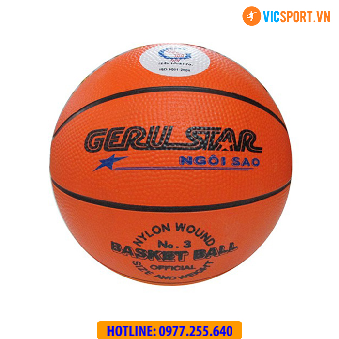 Quả bóng rổ Geru Star cao su - Hình ảnh 3