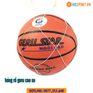 Quả bóng rổ Geru Star cao su