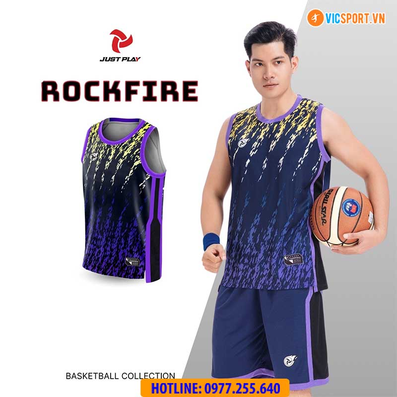 Bộ bóng rổ trẻ em Justplay RockFire - Hình ảnh 22