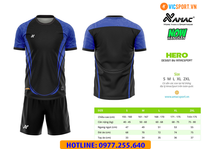 Áo đá banh thiết kế Amac Hero - Hình ảnh 11