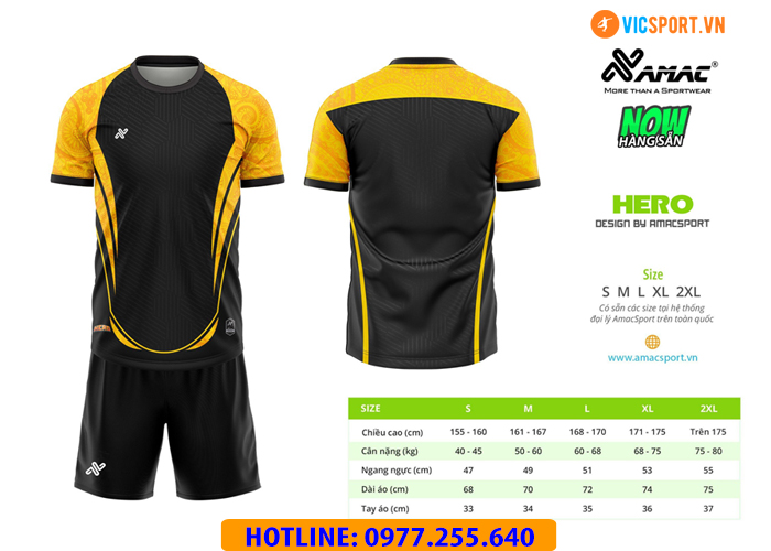 Áo đá banh thiết kế Amac Hero - Hình ảnh 13