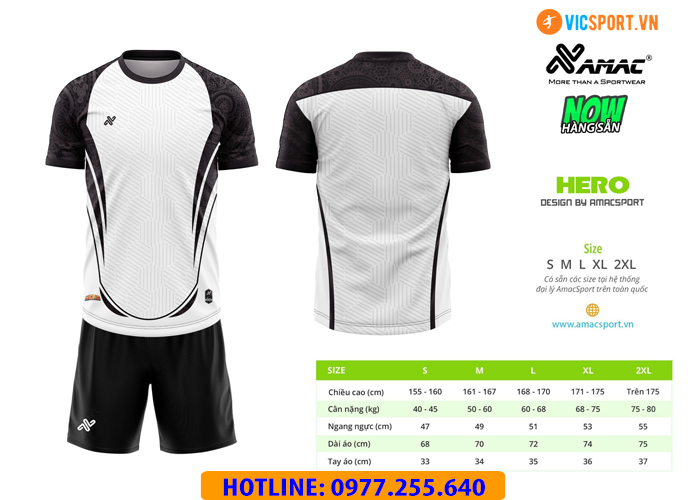 Áo đá banh thiết kế Amac Hero - Hình ảnh 12