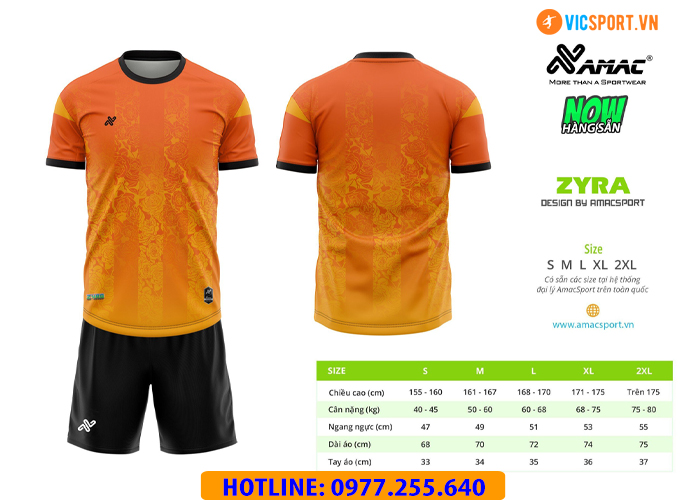 Áo đá banh thiết kế Amac Zyra - Hình ảnh 10
