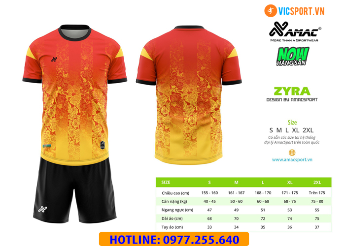 Áo đá banh thiết kế Amac Zyra - Hình ảnh 12