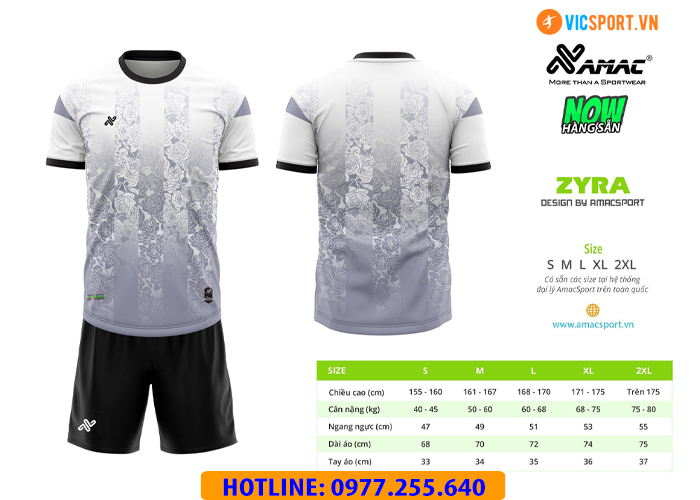 Áo đá banh thiết kế Amac Zyra - Hình ảnh 13