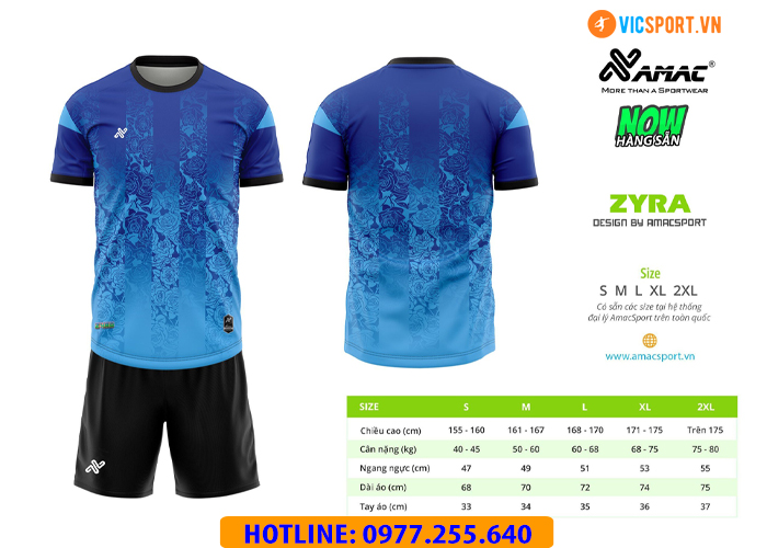 Áo đá banh thiết kế Amac Zyra - Hình ảnh 11
