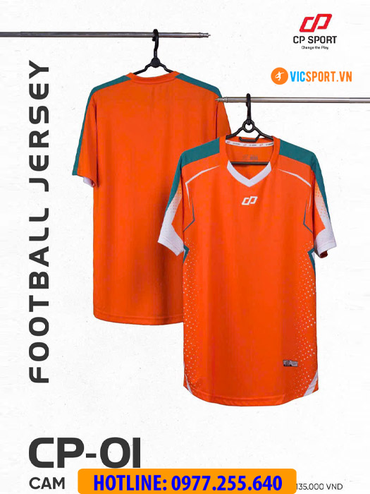 Áo đá banh không logo CP01 - Hình ảnh 18