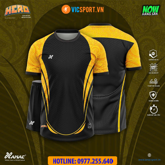 Áo đá banh thiết kế Amac Hero - Hình ảnh 5