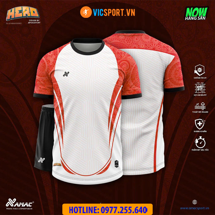 Áo đá banh thiết kế Amac Hero - Hình ảnh 4