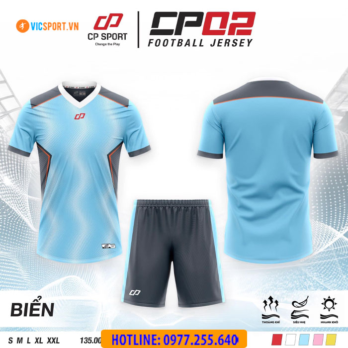 Áo đá banh không logo CP02 - Hình ảnh 8