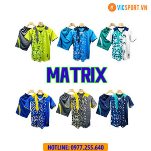 Áo đá banh không logo HD Matrix