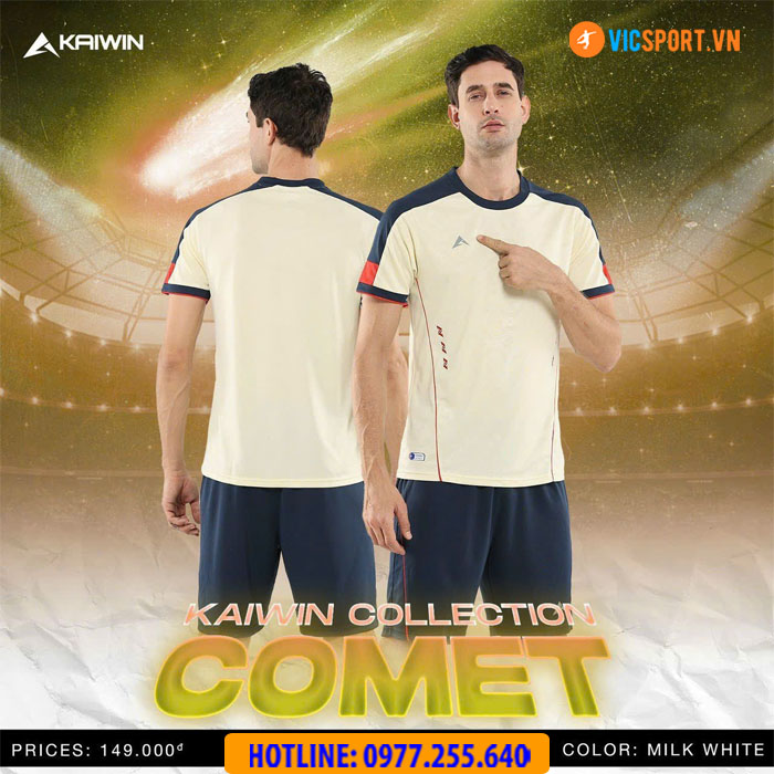 Áo đá banh không logo Kaiwin Comet - Hình ảnh 6