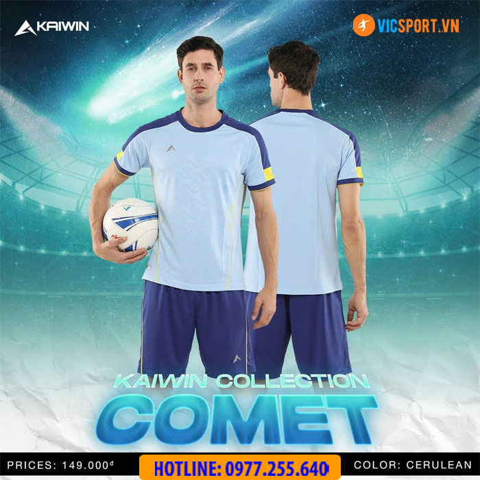 Áo đá banh không logo Kaiwin Comet - Hình ảnh 7