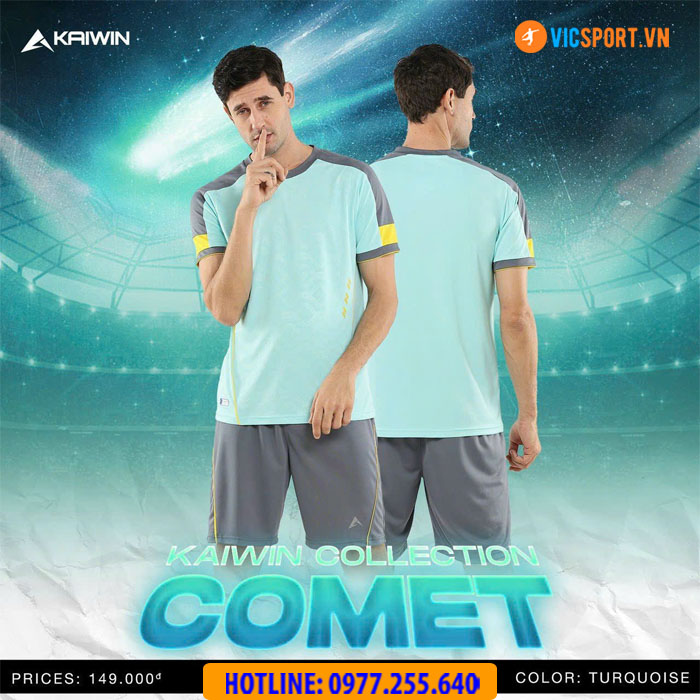 Áo đá banh không logo Kaiwin Comet - Hình ảnh 2