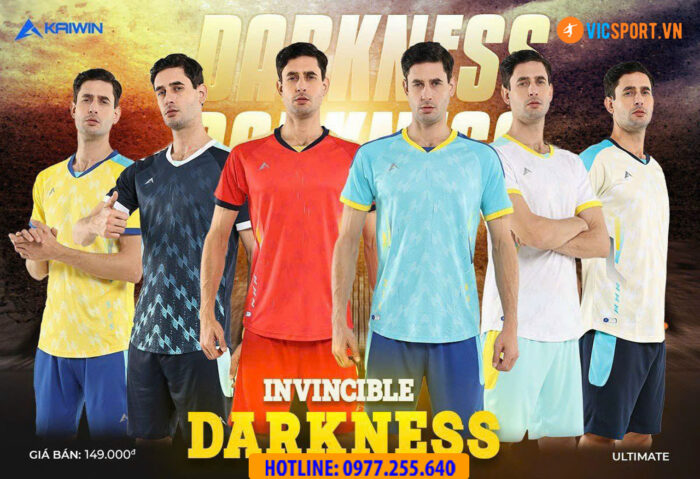 Áo đá banh không logo Kaiwin Darkness - Hình ảnh 14