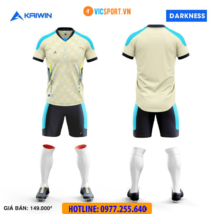 Áo đá banh không logo Kaiwin Darkness - Hình ảnh 19