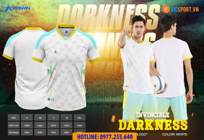 Áo đá banh không logo Kaiwin Darkness - Hình ảnh 12