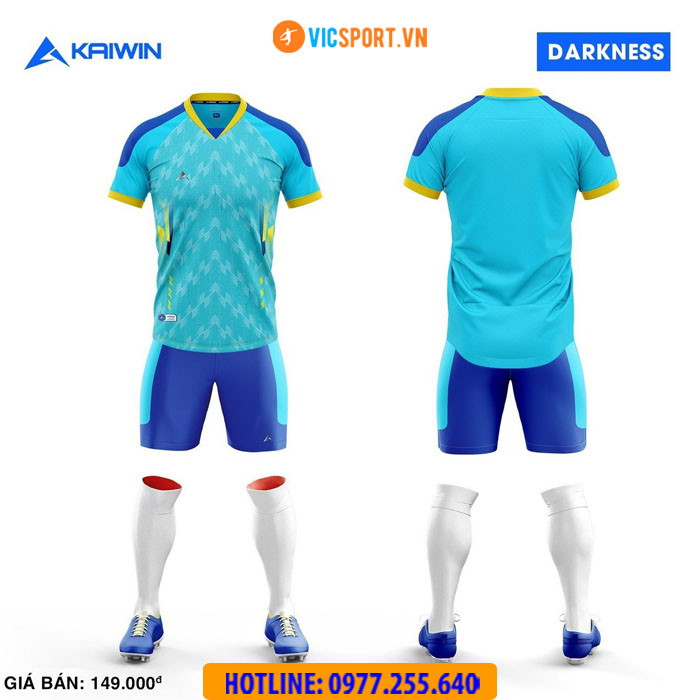 Áo đá banh không logo Kaiwin Darkness - Hình ảnh 16