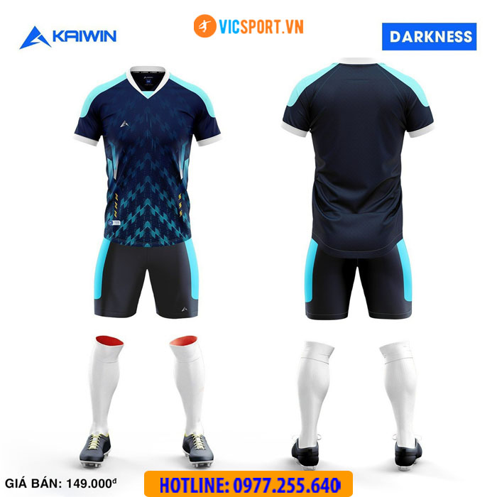 Áo đá banh không logo Kaiwin Darkness - Hình ảnh 15