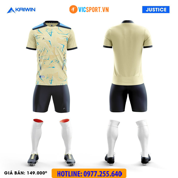 Áo đá banh không logo Kaiwin Justice - Hình ảnh 17